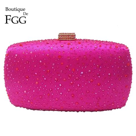 fuchsia clutch bags for weddings.